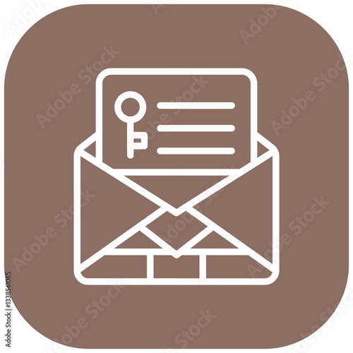 Blackmail Letter Vector Icon