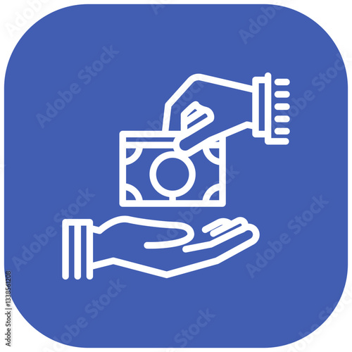 Bribery Web Vector Icon
