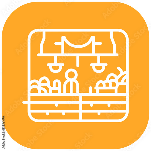 Underground Market Vector Icon