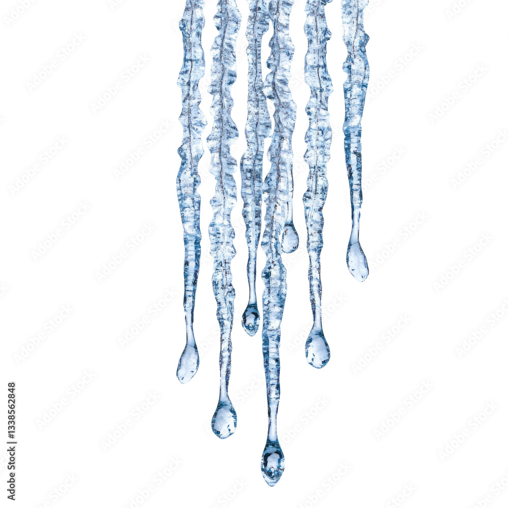 Water droplets cascading from ice formations, cutout png, isolated on transparent background, cutout, isolated, transparent, png Water droplets cascading from ice formations, cutout png, isolated on transparent background, cutout, isolated, transparent, png