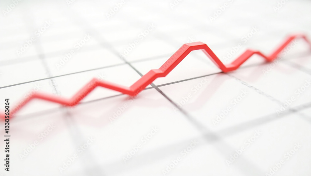 3d rendering Stock market online business concept.deflation business Graph 3d rendering Stock market online business concept.deflation business Graph