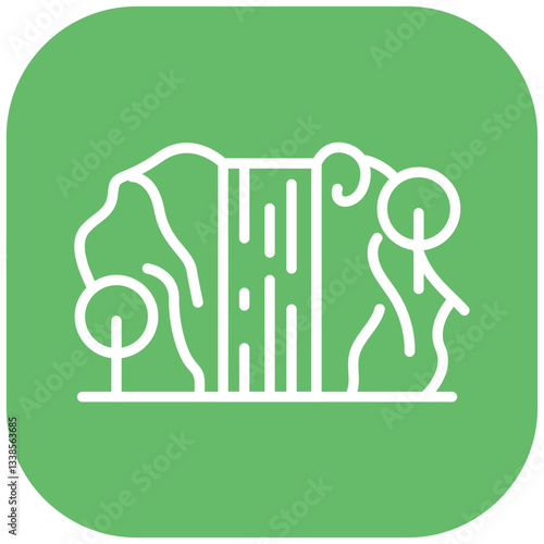 Waterfall Vector Icon