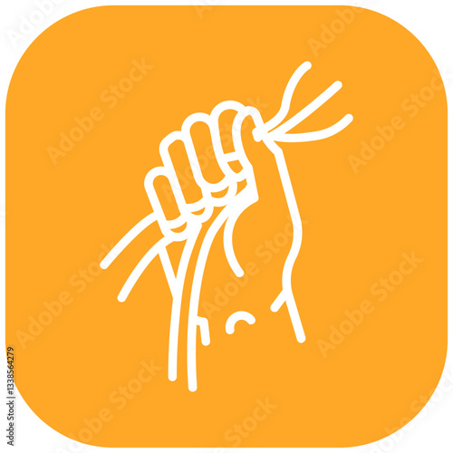 Knot Tying Practice Vector Icon