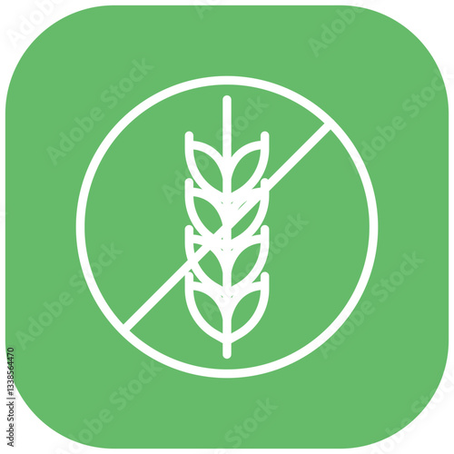 Gluten Sensitivity Vector Icon