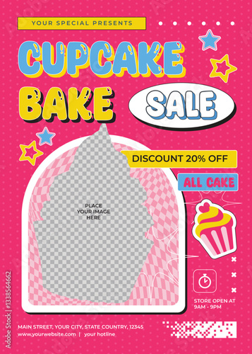 Cupcake Bake Sale Flyer