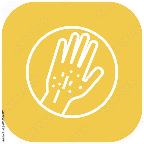 Skin Flare Up Vector Icon