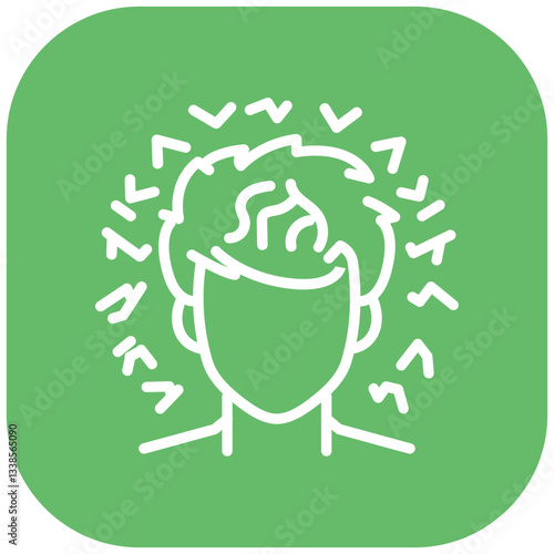 Chronic Fatigue Syndrome Vector Icon