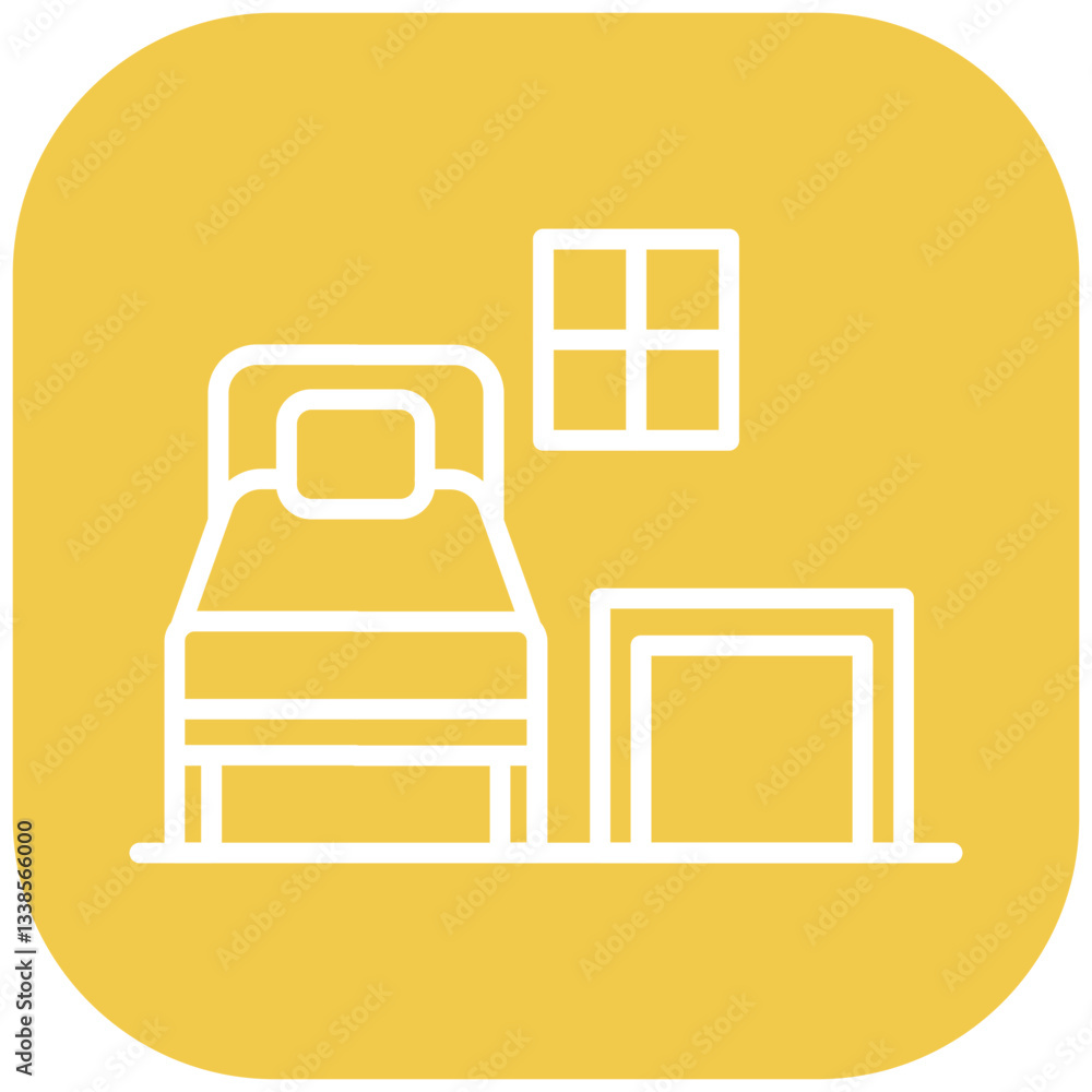 Isolation Room Vector Icon