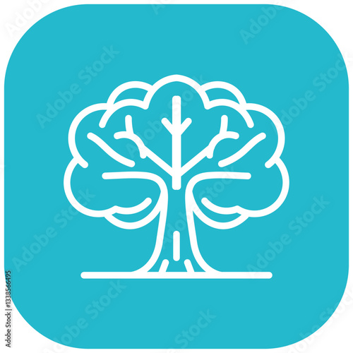 Lush Greenery Vector Icon