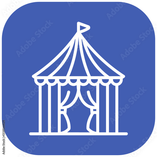 Monsoon Carnival Vector Icon