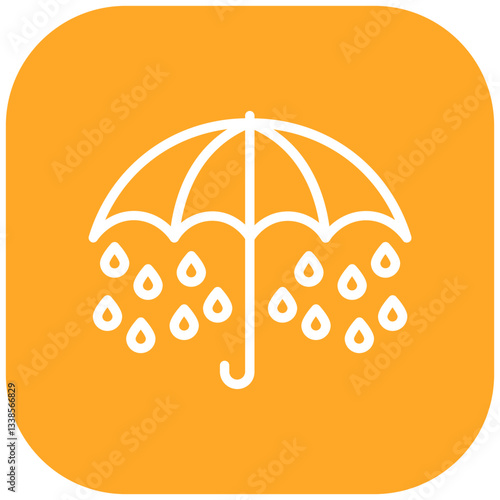 Monsoon Festival Vector Icon