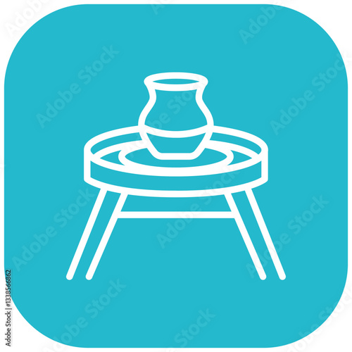 Monsoon Pottery Vector Icon