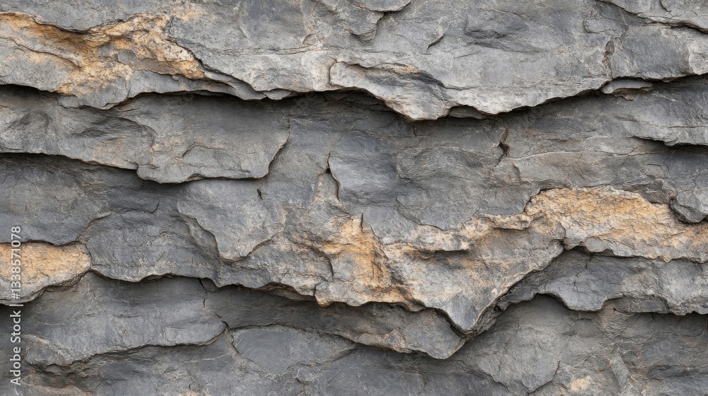 Gray and Tan Layered Rock Formation Texture Gray and Tan Layered Rock Formation Texture