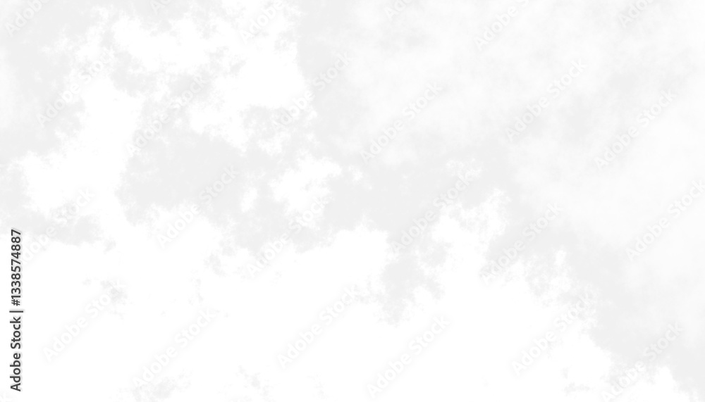 Fototapeta premium Realistic white clouds fog overlay isolated on the transparent background