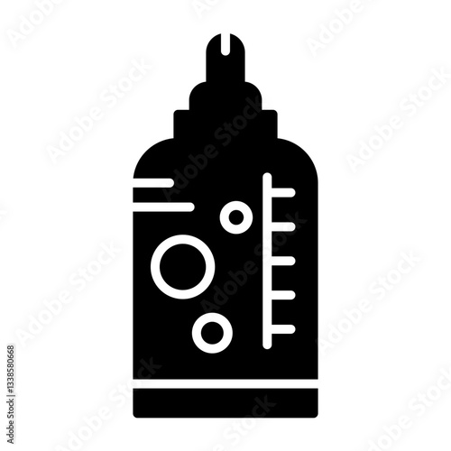Baby bottle Vector Solid Style Icon