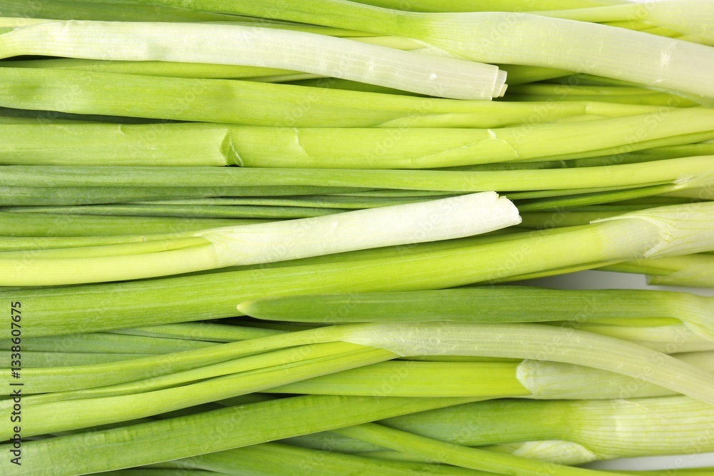 Fresh green onions as background, top view Fresh green onions as background, top view