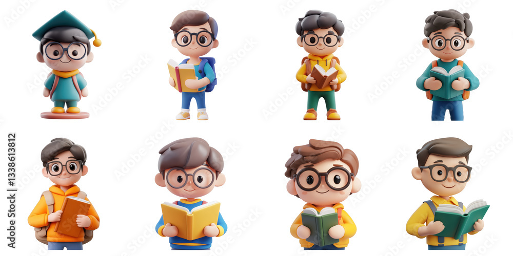 Student png isolated set in plasticine transparent using for presentation. Student png isolated set in plasticine transparent using for presentation.