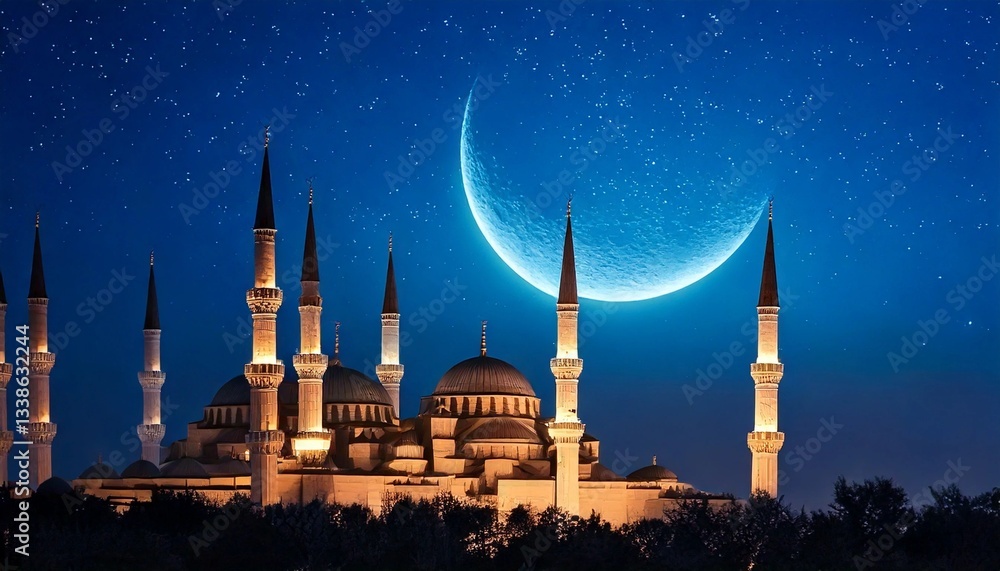 Fototapeta premium blue mosque istanbul