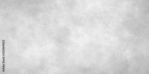 White and gray grunge natural smooth cement concrete floor and plaster dirty wall background texture. white marble texture and white paper texture. plastered long panoramic concrete wall background.