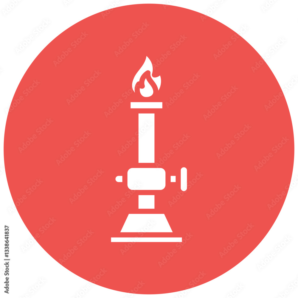 Obraz premium Bunsen Burner Icon