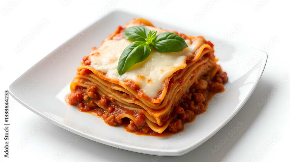Delicious Homemade Lasagna with Meat Sauce and Cheese Delicious Homemade Lasagna with Meat Sauce and Cheese