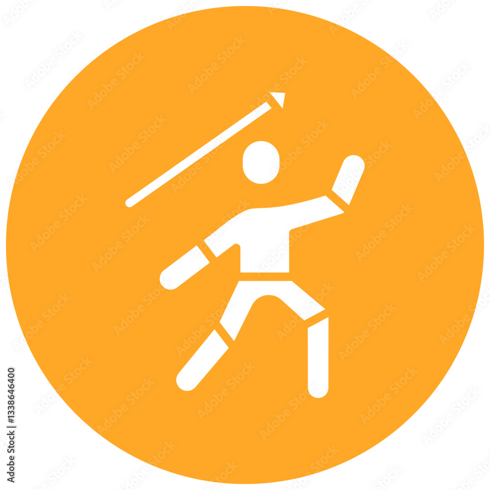 Javelin Throw Icon Javelin Throw Icon