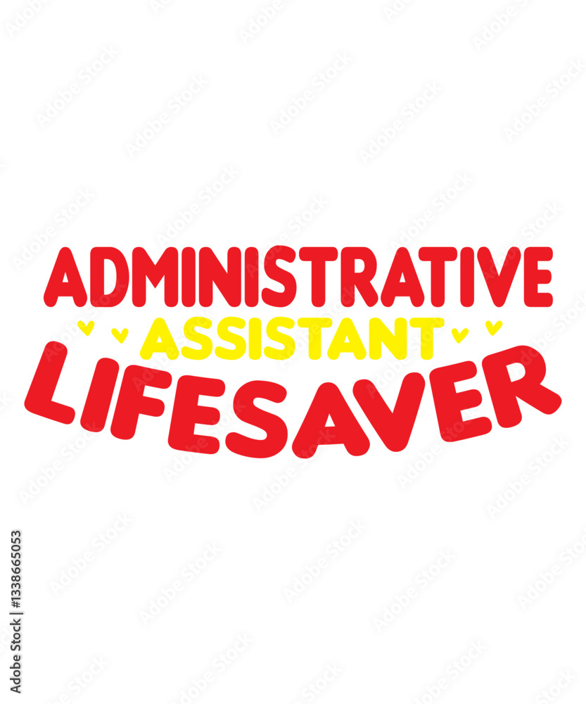 Fototapeta premium Administrative Professionals T-Shirt Bundle, Administrative Assistant T-Shirt Designs, T-Shirt, Staff Appreciation,T-Shirt, Shirt Svg, Appreciation Svg, Eps, Dxf, Png, Administrative Professionals Day