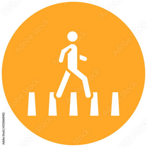 Pedestrian Crossing Icon