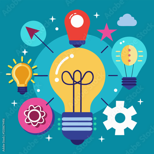 Vector work prepared for new ideas and new thoughts