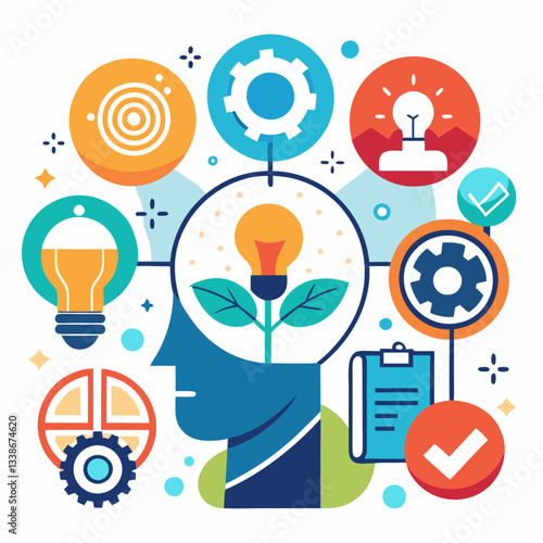 Vector work prepared for new ideas and new thoughts