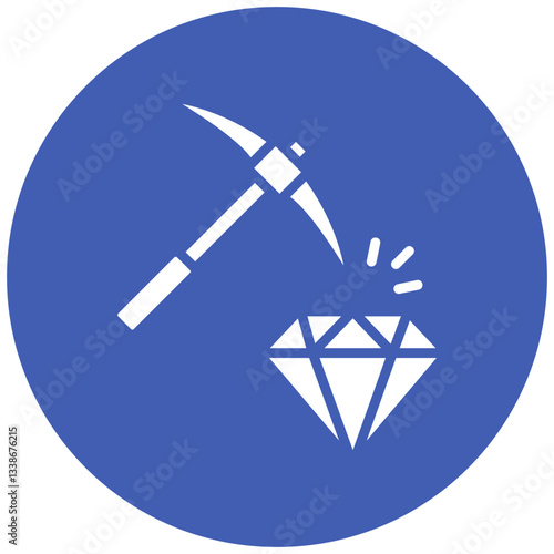 Diamond Pickaxe Icon
