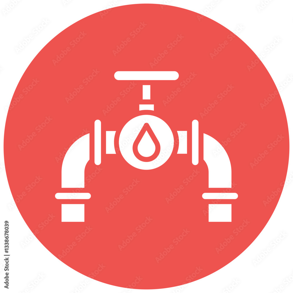 Oil Pipeline Icon Oil Pipeline Icon