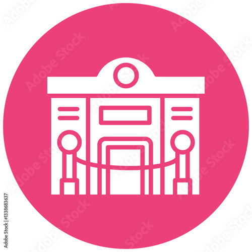 Social Club Building Icon