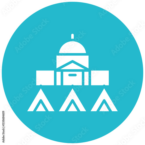Protest Tent Icon