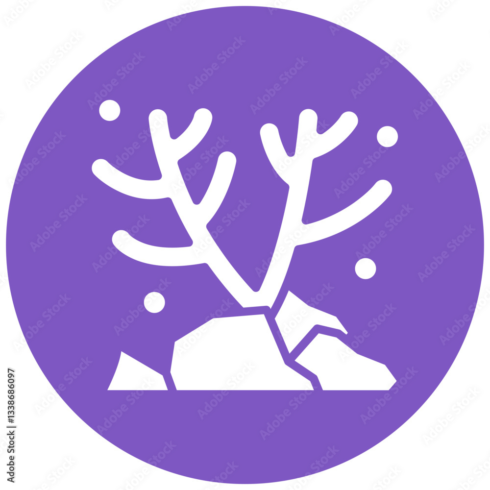 Obraz premium Coral Reefs Icon