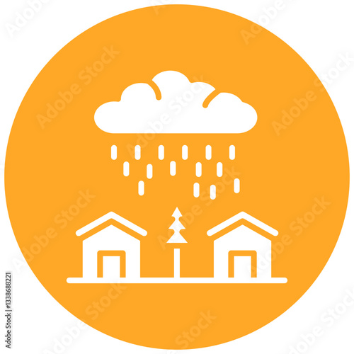 Monsoon Climate Icon