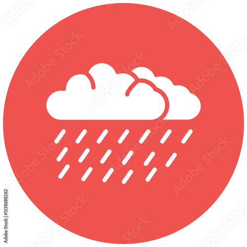 Monsoon Cloud Burst Icon