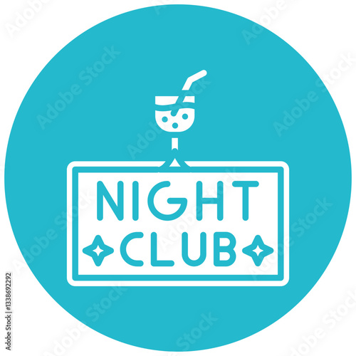 Nightclub Logo Icon
