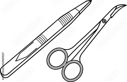 Scalpel & Surgical Scissors Tools of the Trade