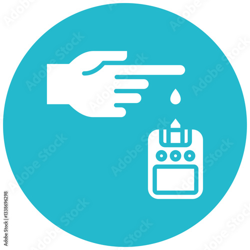 Blood Sugar Test Icon