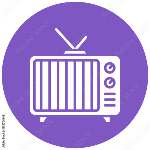 Retro TV Icon