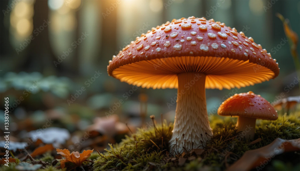 Fototapeta premium mushroom in the forest