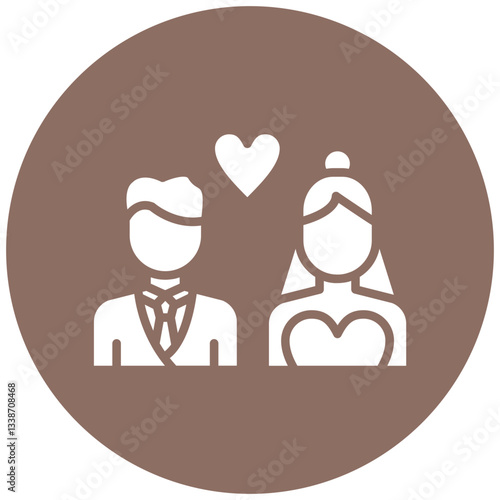 Bride and Groom Icon