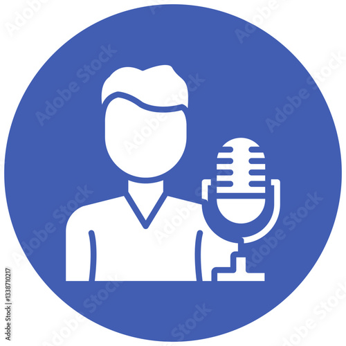 Podcast Host Icon