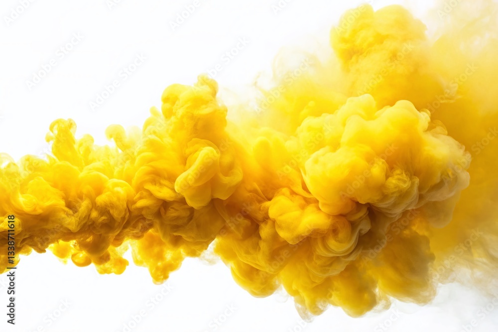 Vibrant Yellow Toxic Smoke Stream: Realistic Fog & Cloud Effect Wallpaper Vibrant Yellow Toxic Smoke Stream: Realistic Fog & Cloud Effect Wallpaper