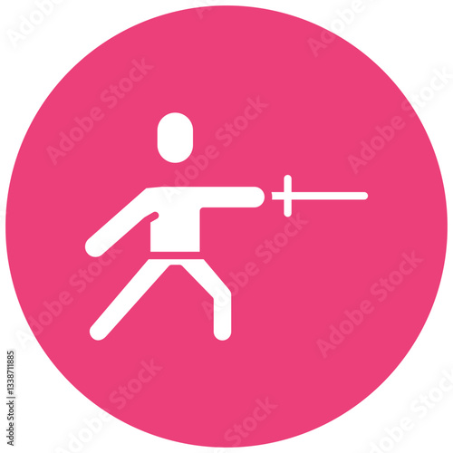 Fencing Footwork Icon