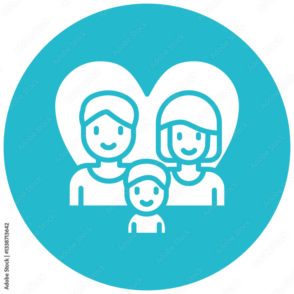 Fotografie Family Bonding Icon
