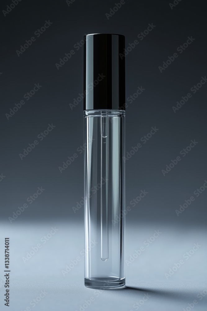 Elegant Perfume Bottle with Soft Warm Lighting Elegant Perfume Bottle with Soft Warm Lighting