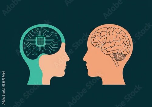 Wallpaper Mural Overlapping Male Heads Icon Torontodigital.ca