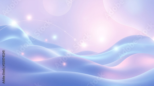 A simple and elegant liquid background with smooth flowing shapes, soft gradients, and a modern minimalist aesthetic. Perfect for a stylish wallpaper, Created by Generative AI